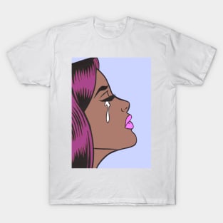 Pop Art Crying Girl T-Shirt